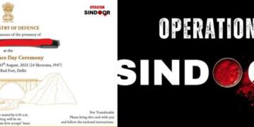 As Tribute to Armed Forces, Independence Day Official Invite Bears Operation Sindoor Emblem