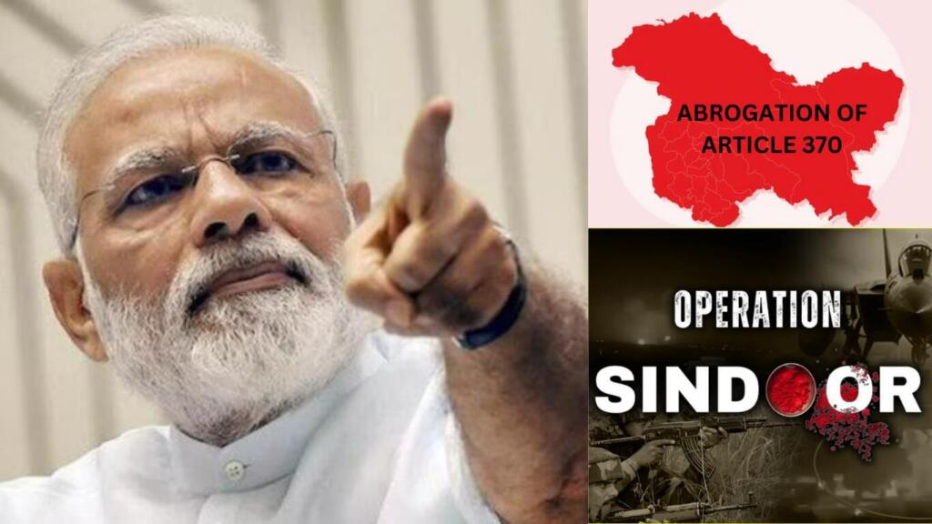 PM Modi Says Opposition Is Regretting Op Sindoor Debate, Mentions Kashmir On Art 370 Anniversary