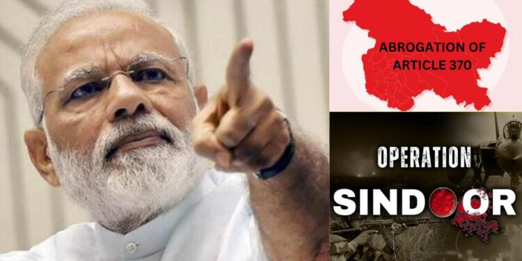 PM Modi Says Opposition Is Regretting Op Sindoor Debate, Mentions Kashmir On Art 370 Anniversary