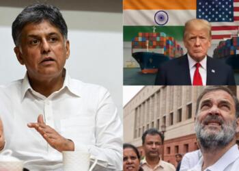 Manish Tewari Defends India’s Trade Stand, Rahul Gandhi Chooses Disruption Over Diplomacy