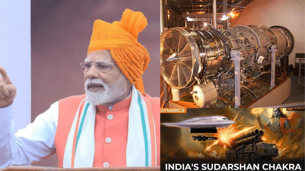 79th Independence day speech: PM Modi Announces Demography Mission, Sudarshan Chakra Defence System, and Push for Made-in-India Fighter Jet engines