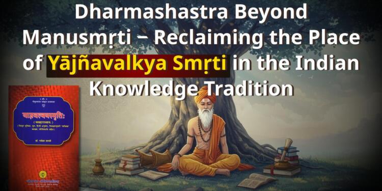 Dharmashastra Beyond Manusmṛti – Reclaiming the Place of ‘Yājñavalkya Smṛti’ in the Indian Knowledge Tradition