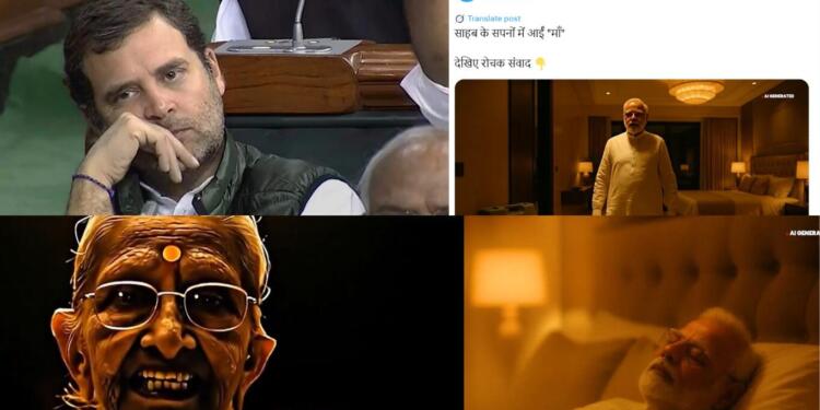 Congress party is once again insulting Prime Minister Narendra Modi's mother