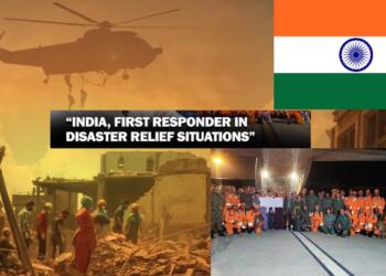India has "always stood" by its partners in the region as the first responder in times of crisis