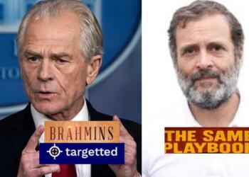 ‘Brahmins Profiteering’ Peter Navarro’s Remark, A Caste Card Straight Out of Rahul Gandhi’s Playbook