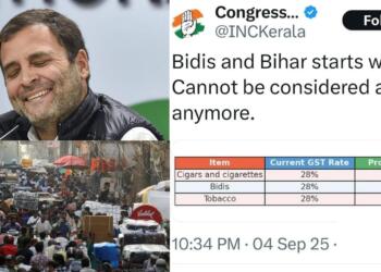 Congress' Post On Bihar, Bidis Sparks Row,