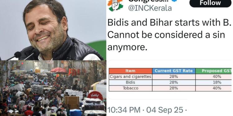 Congress' Post On Bihar, Bidis Sparks Row,