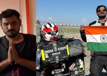 Indian Biker's Motorcycle Stolen In UK During World Tour