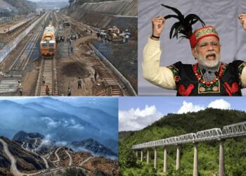 Northeast on Fast Track: Modi Opens Mizoram’s First Rail Line, Lays Foundation for Mega Projects
