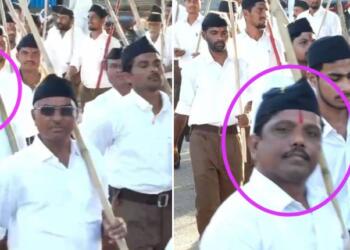 Karnataka Teachers Face Action for Joining RSS Procession, Political Row Erupts