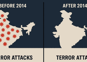 When Attacks Drop, the Left Still Shouts: Why India’s Security Record Under BJP Deserves Credit, Not Criticism