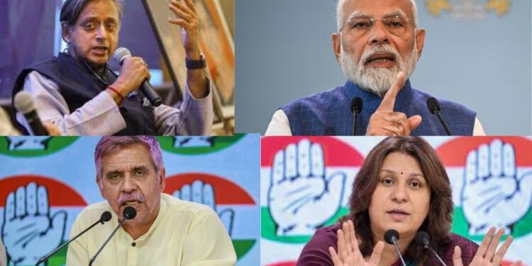 Why Are Congress Leaders Sandeep Dikshit and Supriya Shrinate Targeting Shashi Tharoor for Praising PM Modi? Is there a by-law that every Congress MP must oppose every single thing that the BJP does?
