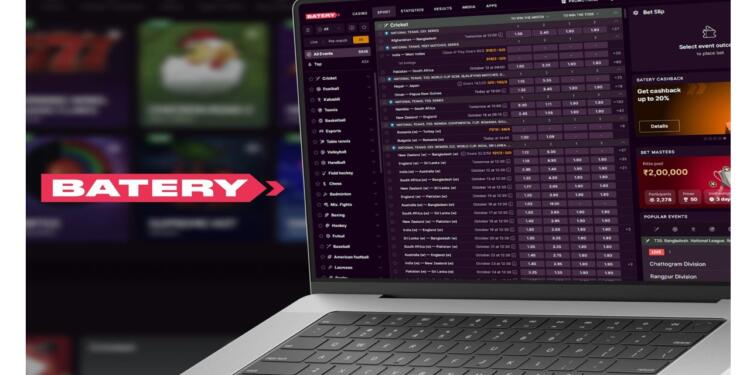 Batery Bet Sportsbook Review in India