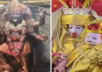 A Kali Mata idol dressed like Mother Mary in a Mumbai temple sparks outrage, demands rise for a thorough probe