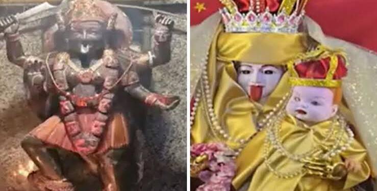 A Kali Mata idol dressed like Mother Mary in a Mumbai temple sparks outrage, demands rise for a thorough probe