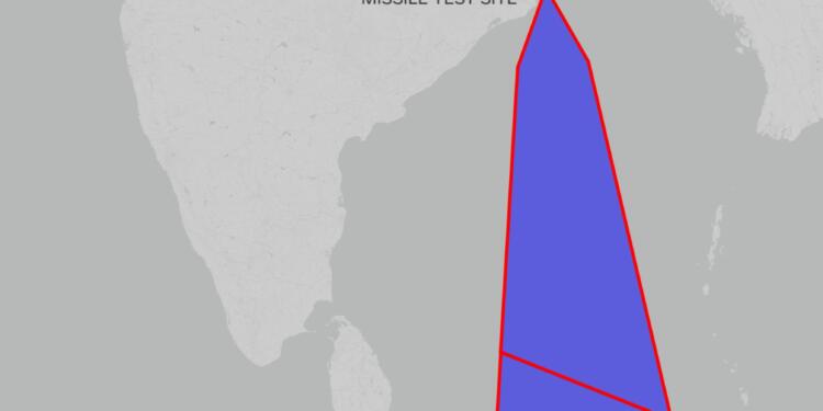 New NOTAM Sets 2,520 kilometer Missile Zone in Bay of Bengal