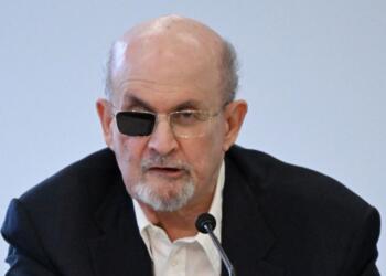 Known author and Booker Prize winner Salman Rushdie