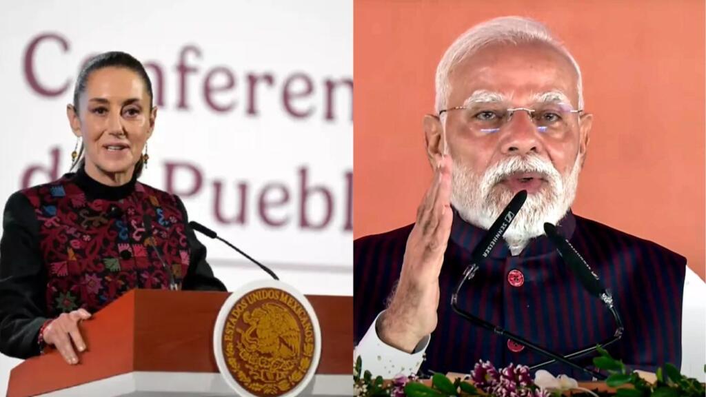PM Modi & Mexican President Claudia Sheinbaum