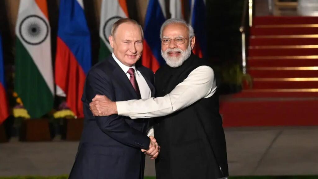 President Putin with PM Modi