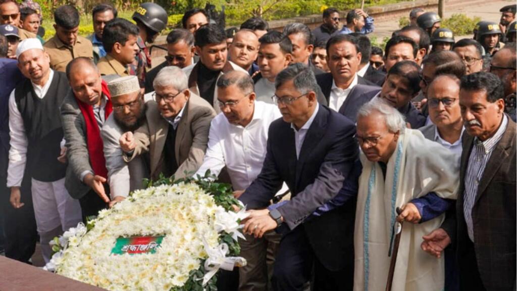 BNP Chairman Tarique Rahman Visits Osman Hadi’s Grave