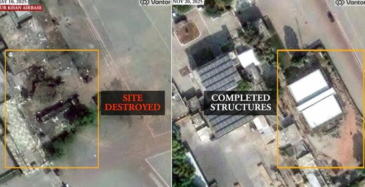 Pakistan Rebuilds and Removes Damaged Hangars at Sukkur, Nur Khan Airbases Struck by Indian Air Force