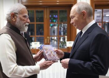 “Inspiration for millions”: PM Modi Presents Russian Edition of Bhagvad Gita as Gift to Putin
