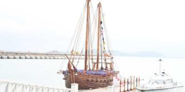 Indian Navy’s ‘Stitched Ship’ Kaundinya to Embark on Its First Ocean Voyage, Showcasing India’s Maritime Heritage to the World