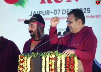 CM Bhajanlal Sharma Flags Off Event with Top Military Leaders