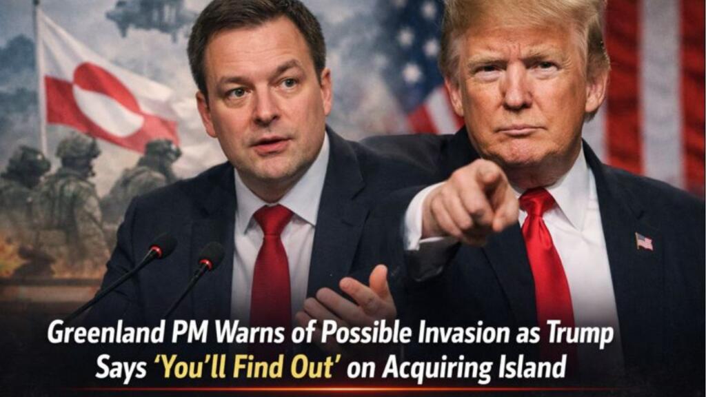 Greenland PM Warns of Possible Invasion as Trump Says ‘You’ll Find Out’ on Acquiring Island