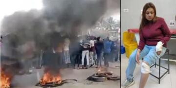 Murshidabad Unrest: Violence Erupts in Beldanga Over Migrant Worker Deaths; Journalists Attacked, Trains and Highways Blocked