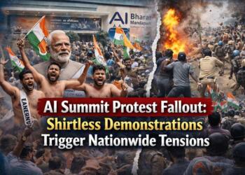AI Summit Protest Fallout: Shirtless Demonstrations Trigger Nationwide Tensions