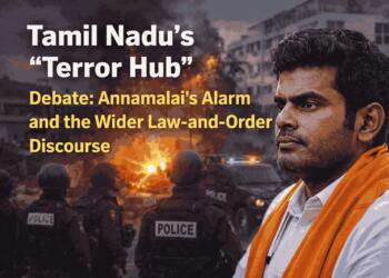 Tamil Nadu’s “terror hub” debate: Annamalai’s alarm and the wider law-and-order discourse