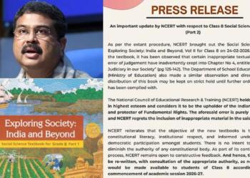 NCERT Withdraws Class 8 Textbook After Supreme Court Flags Judicial Corruption Chapter; Education Minister Demands Accountability