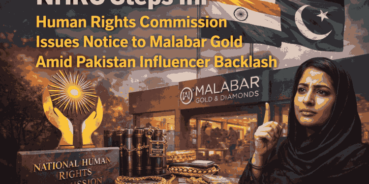 NHRC Steps In: Human Rights Commission Issues Notice to Malabar Gold Amid Pakistan Influencer Backlash