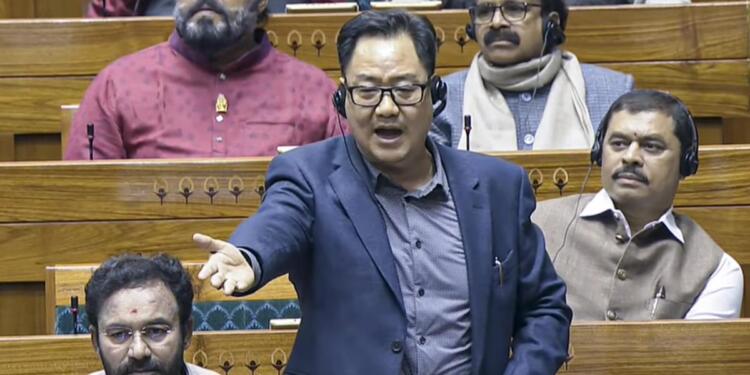 Parliament Under Siege: Rijiju Accuses Congress MPs of Abusing Speaker, Threatening PM