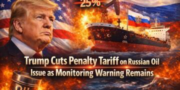 Trump Cuts Penalty Tariff on Russian Oil Issue as Monitoring Warning Remains