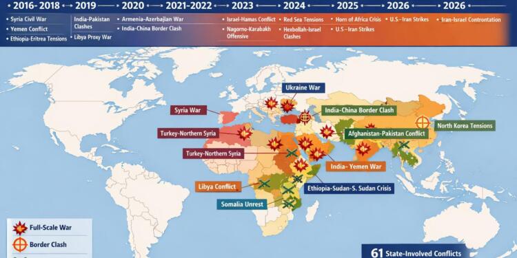 A World at War Again: The Decade That Rewrote Global Security (2016-2026)