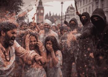 London Holi Celebration Disrupted as Festival Gathering Turns Tense