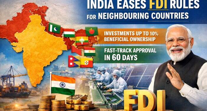 India Eases FDI Curbs on Neighbouring Countries, Cabinet Clears Faster Approvals to Boost Manufacturing