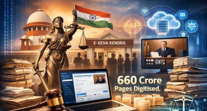 Inside India’s Digital Court Push: Over 660 Crore Records Digitised as Judiciary Moves Towards Paperless Justice