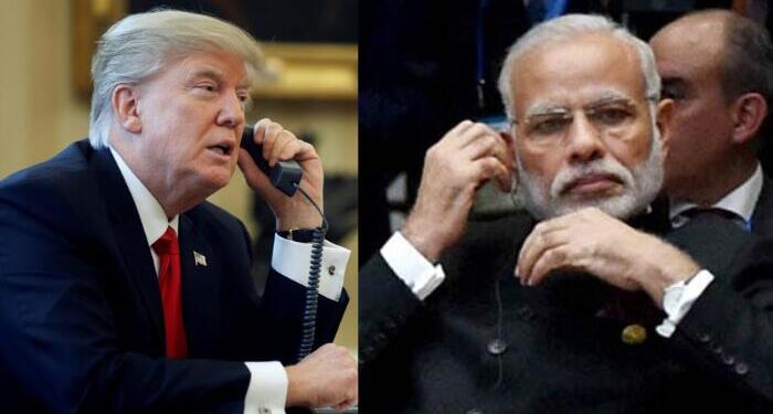 Trump calls on Modi
