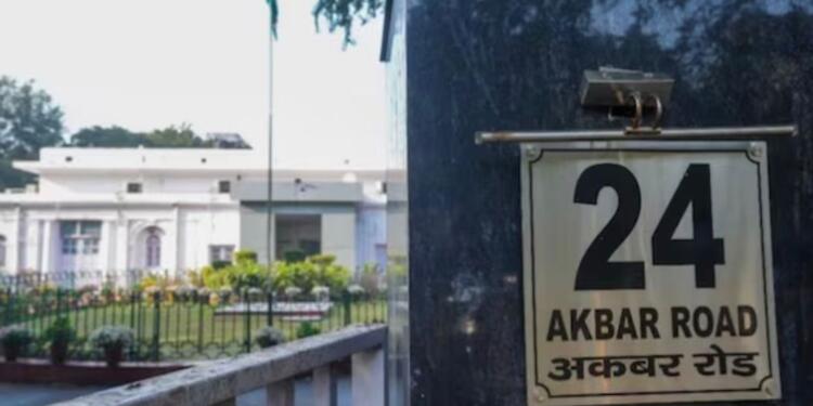 Centre Asks Congress to Vacate Akbar, Raisina Road Offices by Saturday