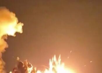 US-Israel Strike Hits Iran’s Isfahan Depot; Trump Shares Video of Explosion