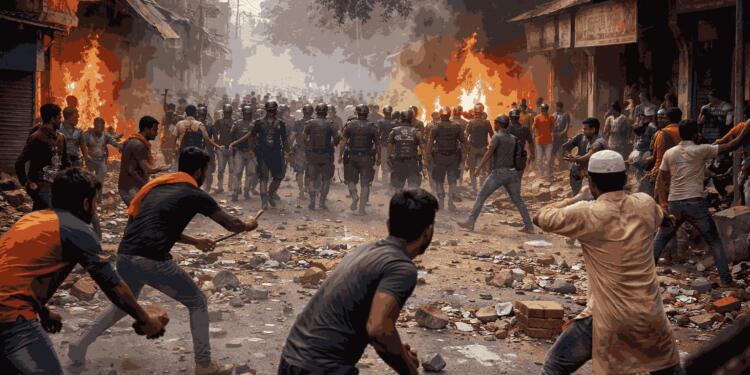 West Bengal Violence Erupts in Murshidabad: Ram Navami Procession Turns Flashpoint of Fresh Clashes