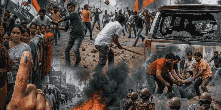 Violence Shadows Bengal Polls: Marred by Clashes, Allegations, and Political Tensions