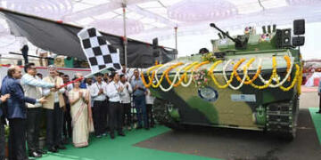 DRDO Unveils Advanced Indigenous Armoured Platforms For Combat Support in Deserts, Riverine Areas