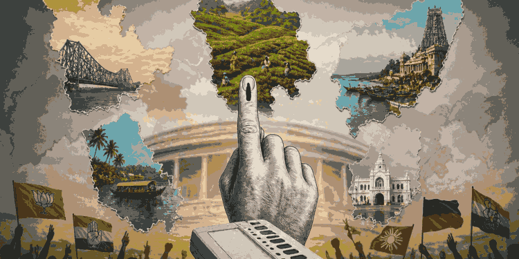 Five-State Exit Polls Hint at NDA sweep Across Key Battlegrounds