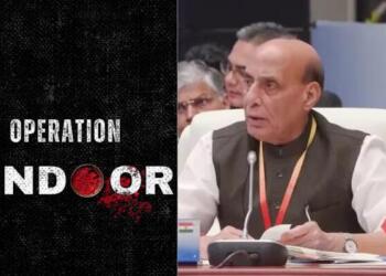 Rajnath Singh at SCO, reaffirming India’s zero-tolerance stand on terrorism.