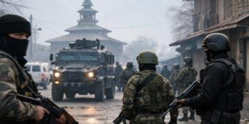 Anti-terrorism operation in Srinagar (AI Generated Image)