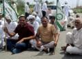 Farmer Protest Against Biometric Verification In Mandis